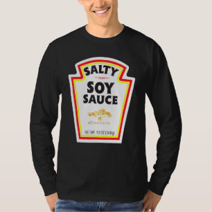 Halloween Matching Costume Salty Soy Sauce Bottle T-Shirt