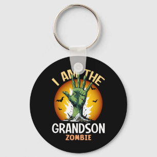 Halloween Matching Grandson Zombie Costume Keychain