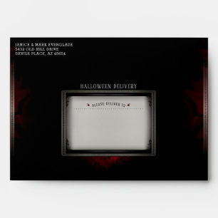 Halloween Matching Playing Card Envelope