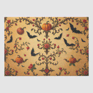 Halloween Medieval French Pattern Tissue Paper