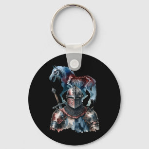 Halloween Medieval Knight Horses Knight Armour Hor Keychain