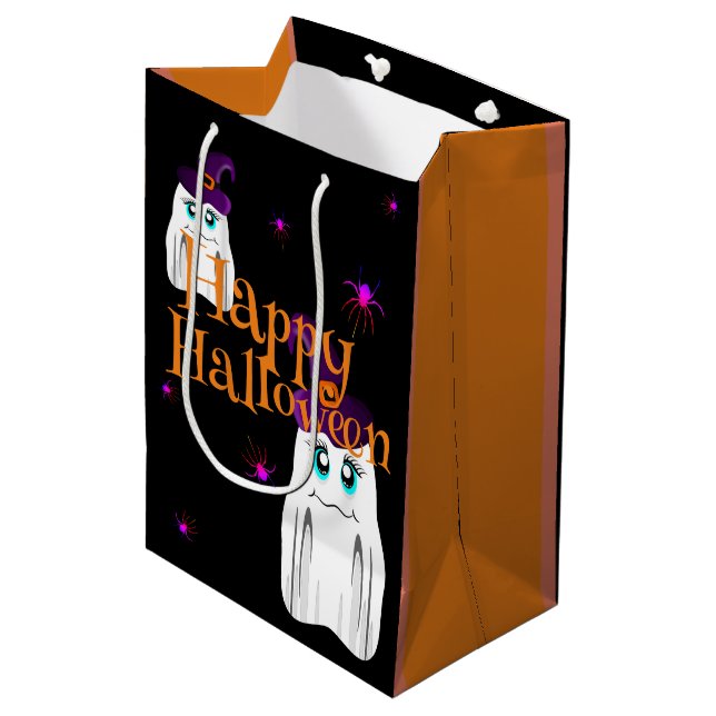Halloween Medium Gift Bag (Front Angled)