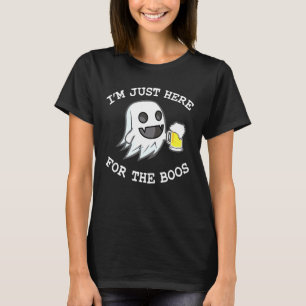 Halloween Men Costume Im Just Here For The Boos Be T-Shirt