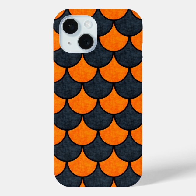Halloween Mermaid Scales Pattern Case-Mate iPhone Case (Back)