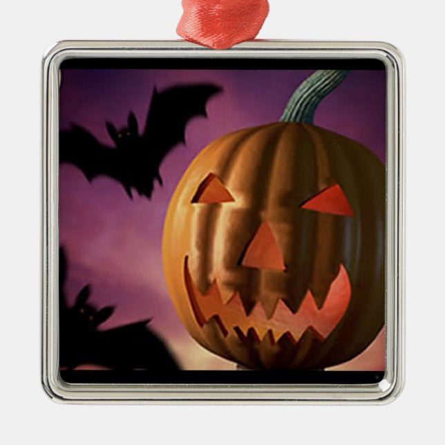 Halloween Metal Ornament (Front)