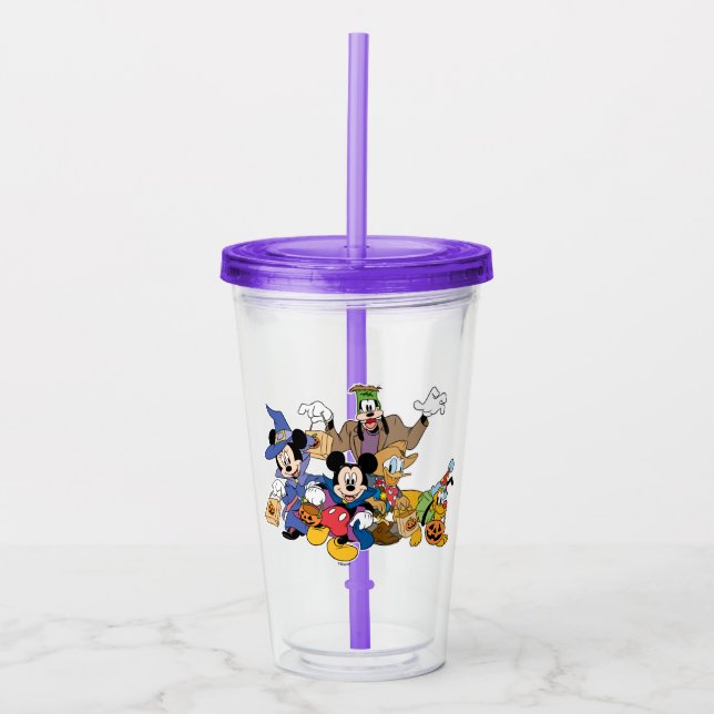 Halloween Mickey & Friends Acrylic Tumbler (Front)