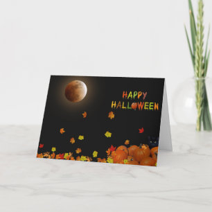 Halloween Midnight Glow Card