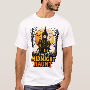 Halloween Midnight Haunted House T-Shirt