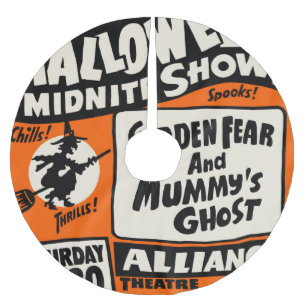 Halloween Midnite Show Brushed Polyester Tree Skirt