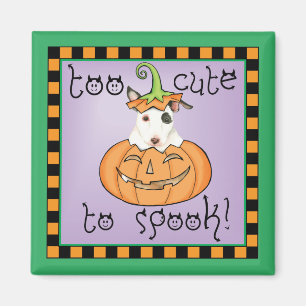 Halloween Mini Bull Terrier Magnet