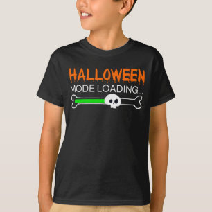 Halloween Mode Loading Skull Load Bar T-Shirt