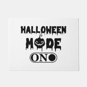 Halloween Mode On - Party Halloween Pumpkin Doormat