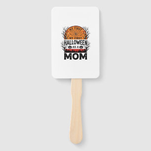 Halloween Mom My First Spooky Vintage_1 Hand Fan