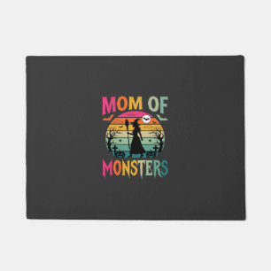 Halloween Mom of Monsters Witch Sunset Doormat