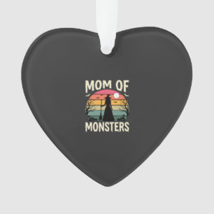 Halloween Mom Of Monsters Witch Sunset Ornament