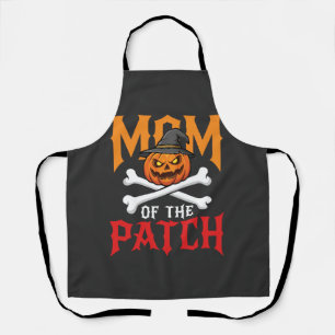 Halloween Mom of the Patch Pumpkin Witch Apron