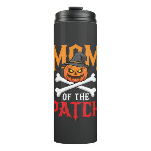 Halloween Mom of the Patch Pumpkin Witch Thermal Tumbler