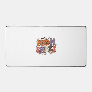 Halloween Mom Sweet Pumpkin Vintage Shirt Design_1 Desk Mat