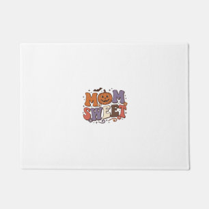 Halloween Mom Sweet Pumpkin Vintage Shirt Design_1 Doormat