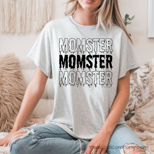 Halloween Momster Bella Canvas Tri-Blend Shirt