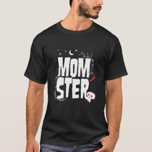 Halloween Momster Monster Mom Mummy T-Shirt