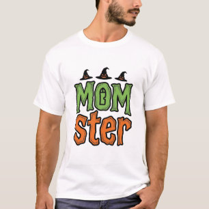 Halloween Momster Vintage Mom Shirt Design_1