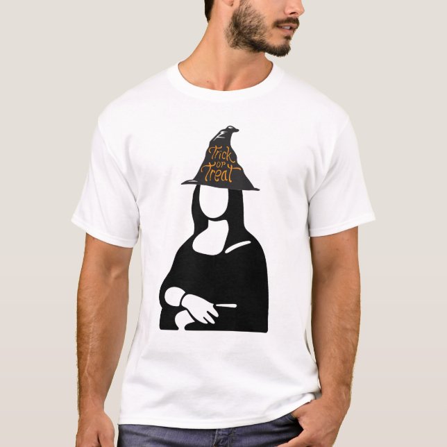 HALLOWEEN  Mona Lisa T-Shirt (Front)