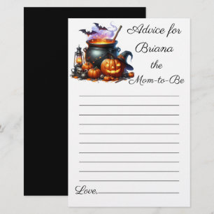 Halloween Monster Boy Baby Shower Advice for Mom