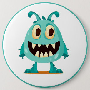 Halloween/Monster/cartoon 6 Inch Round Button