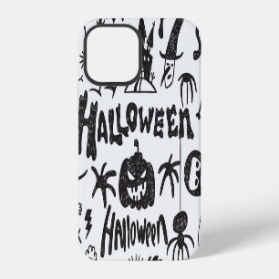 Halloween Monster Doodles Fun iPhone 12 Case
