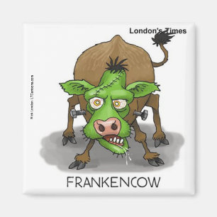 Halloween Monster Funny Cow Gifts Magnet