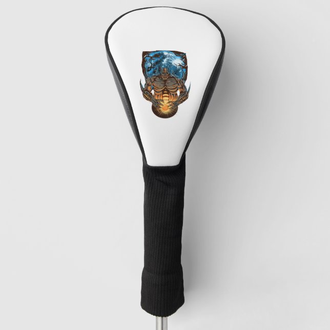 Halloween Monster          Golf Head Cover (Front)