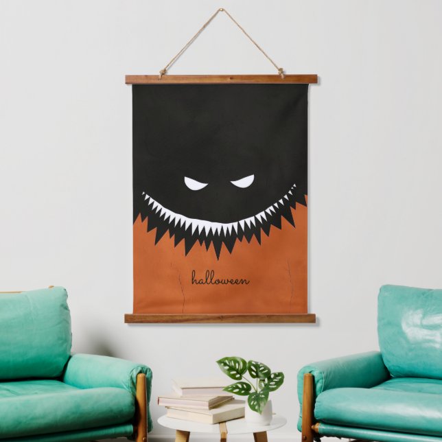 Halloween Monster Hanging Tapestry (Living Room)