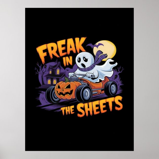 HALLOWEEN MONSTER IN THE BED SHEET POSTER (Front)