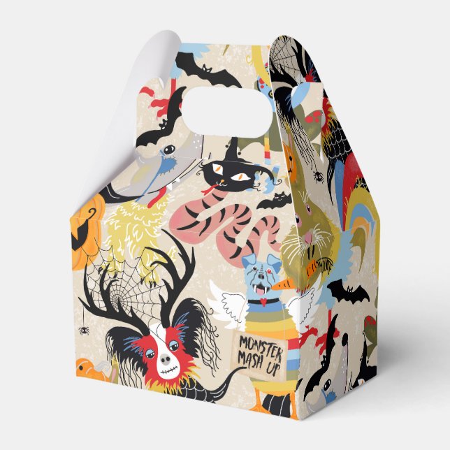 Halloween Monster Mash Up Favour Box (Front Side)
