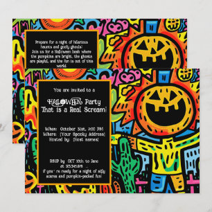 Halloween Monster Mash-Up Invitation