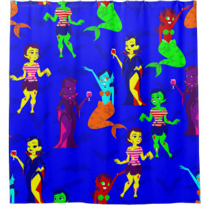 halloween monster mermaid vampire zombie girls