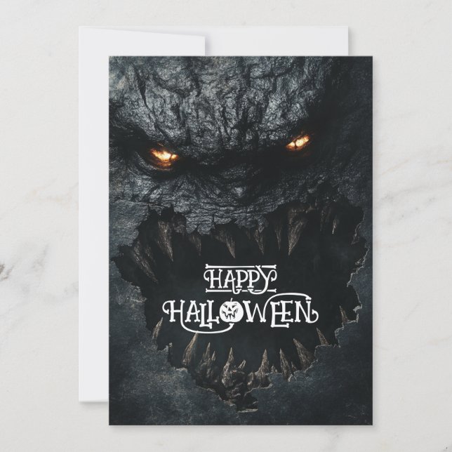 Halloween Monster Mouth Mayhem Invitation (Front)