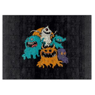 Halloween/Monster/October/Fall Cutting Board