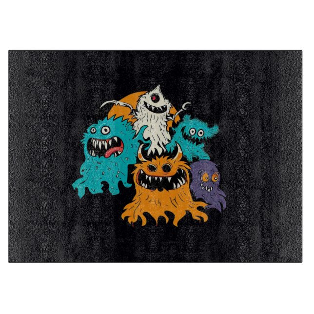 Halloween/Monster/October/Fall  Cutting Board (Front)