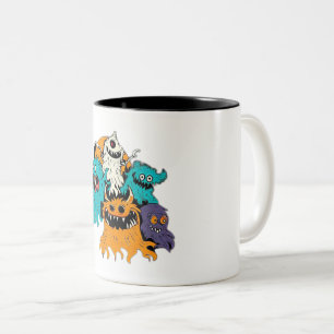 Halloween/Monster/October/Fall Two-Tone Coffee Mug