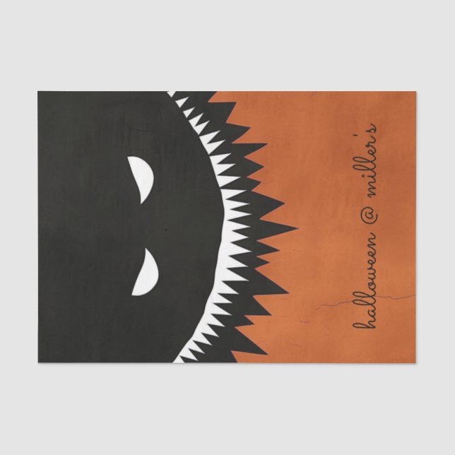 Halloween Monster Tissue Paper (Front)