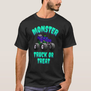 Halloween Monster Truck Or Treat Kids Boys Girls M T-Shirt