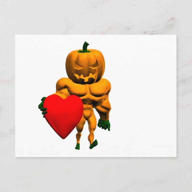 Halloween Monster With A Heart Postcard (Front)
