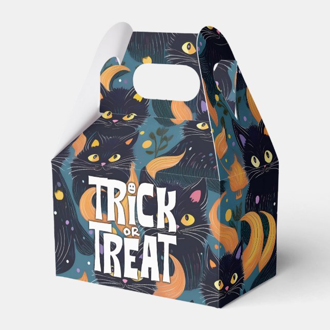 Halloween monsters favor box (Front Side)