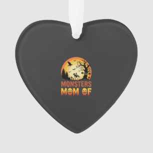Halloween Monsters Mom of Skeleton Family Ornament