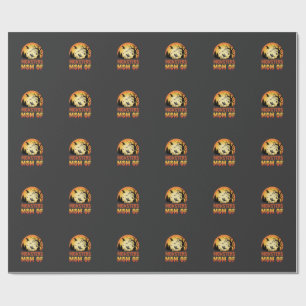 Halloween Monsters Mom of Skeleton Family Wrapping Paper