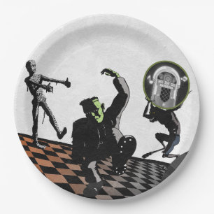 Halloween Monsters Monster Bash Costume Party Paper Plate