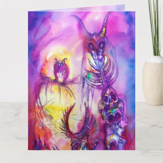 HALLOWEEN MONSTERS / ORK WAR Fantasy Card (Front)