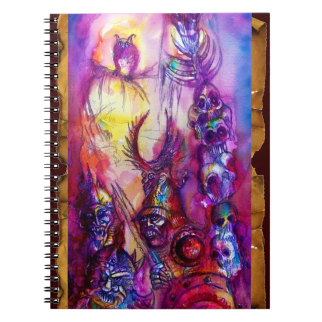 HALLOWEEN MONSTERS / ORK WAR Fantasy Notebook (Front)